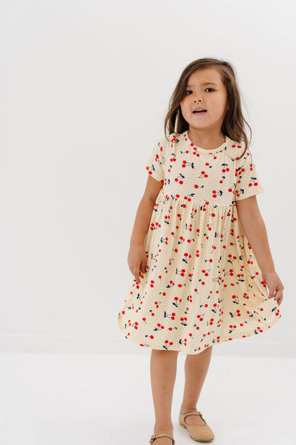 Smock Dress in Cherries