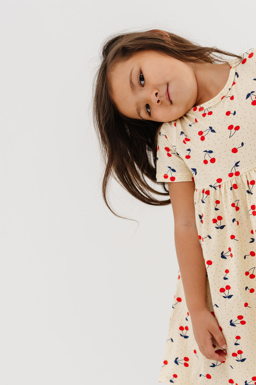 Smock Dress in Cherries