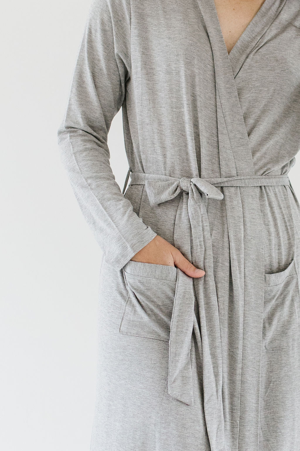 Robe in Heather Grey