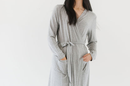 Robe in Heather Grey