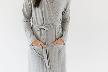 Robe in Heather Grey